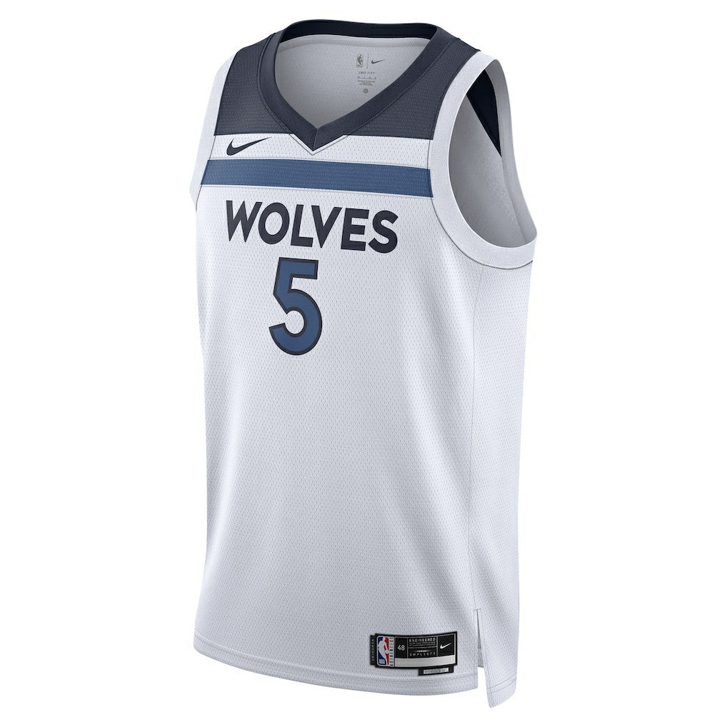 Nike - Anthony Edwards Minnesota Timberwolves Unisex Swingman Jersey - Association Edition - White