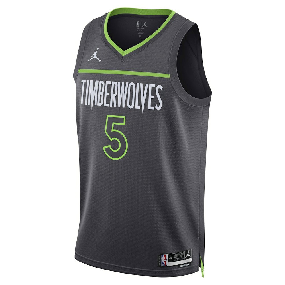 NBA - Anthony Edwards Minnesota Timberwolves Jordan Brand Unisex Swingman Jersey - Statement Edition - Charcoal