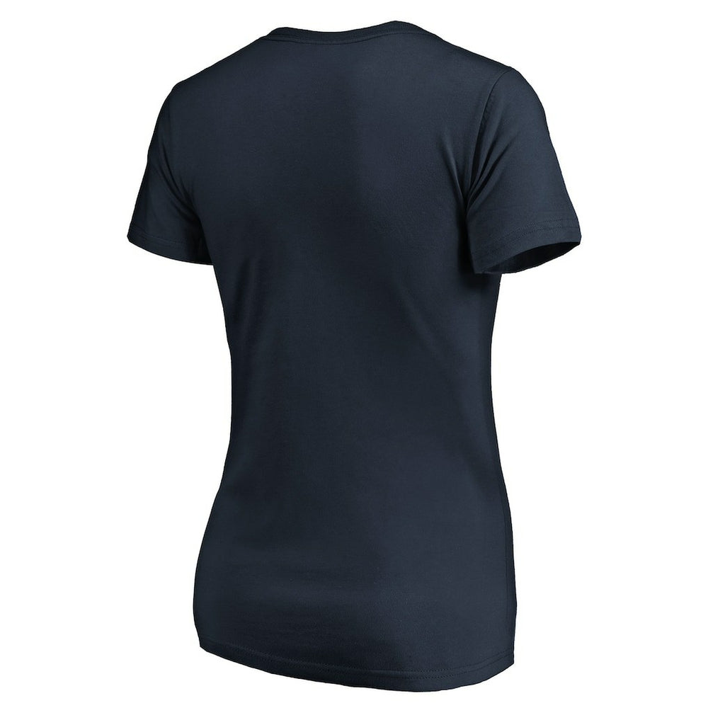 Chicago Bears Women's Script V-Neck T-Shirt Navy - NFL