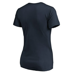 Chicago Bears Women's Script V-Neck T-Shirt Navy - NFL