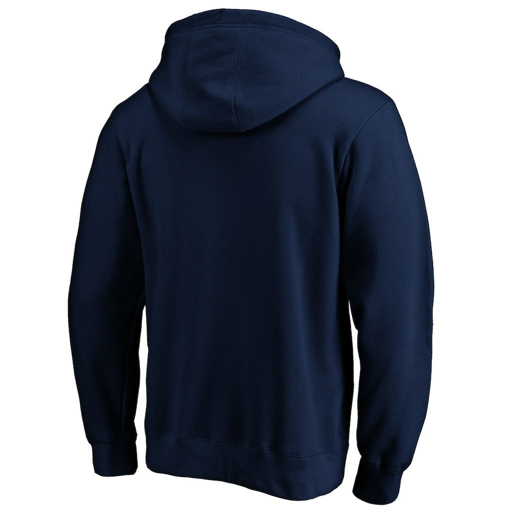 Denver Broncos Banner Wave Pullover Hoodie Navy - NFL