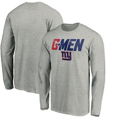 New York Giants Hometown Collection G-Men Long Sleeve T-Shirt Gray - NFL