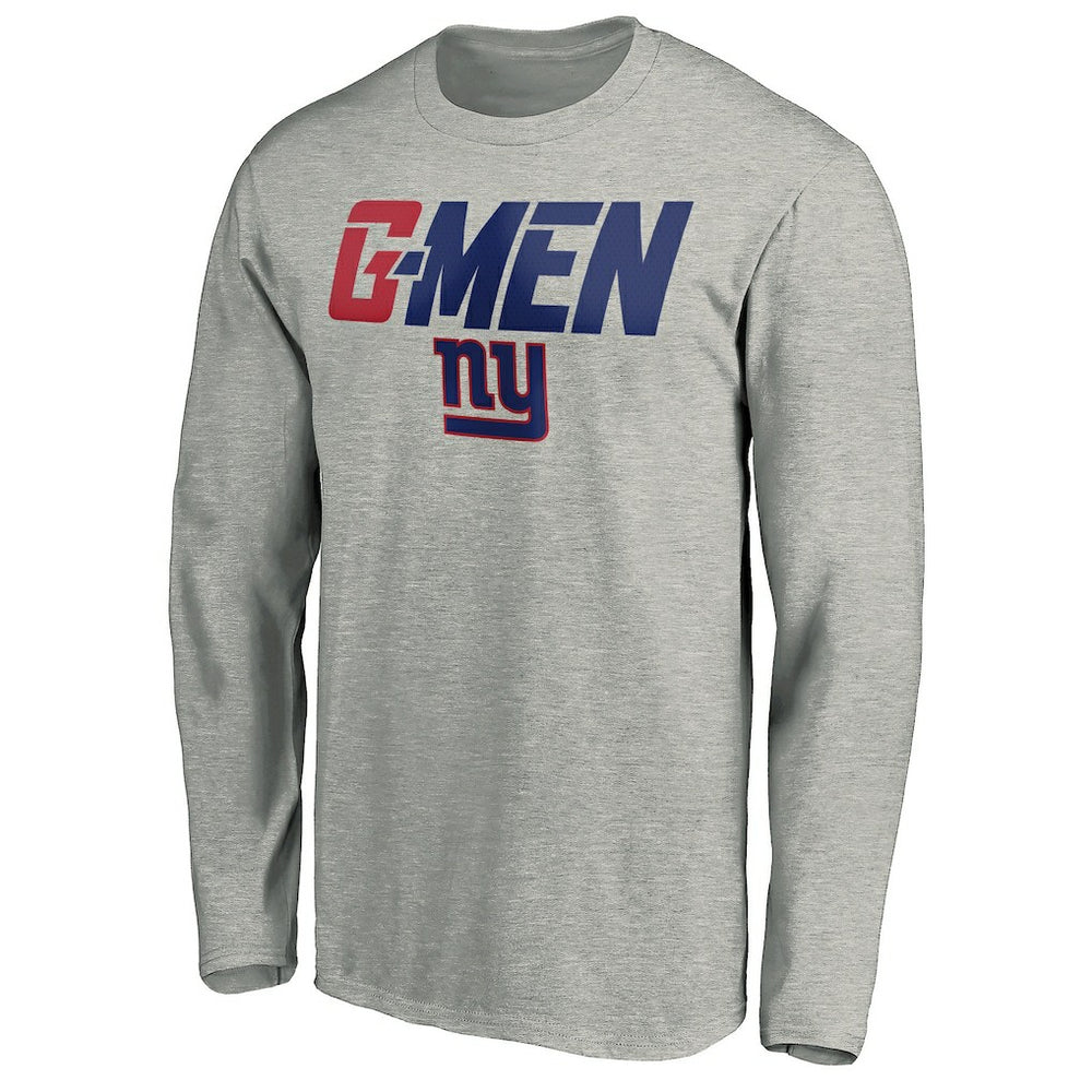 New York Giants Hometown Collection G-Men Long Sleeve T-Shirt Gray - NFL