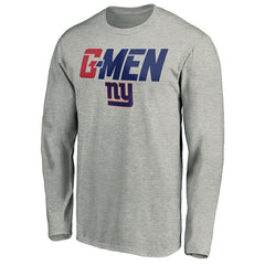 New York Giants Hometown Collection G-Men Long Sleeve T-Shirt Gray - NFL