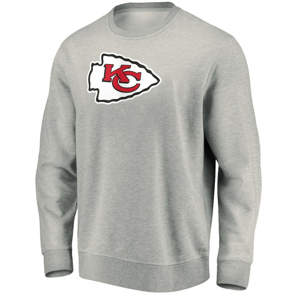 Kansas City Chiefs Pullover Sweatshirt Gray - NFL