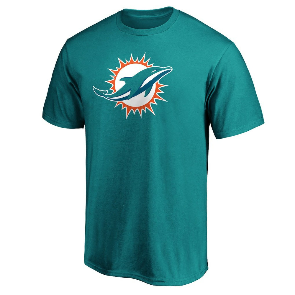Miami Dolphins Primary Logo T-Shirt Aqua - Fanatics