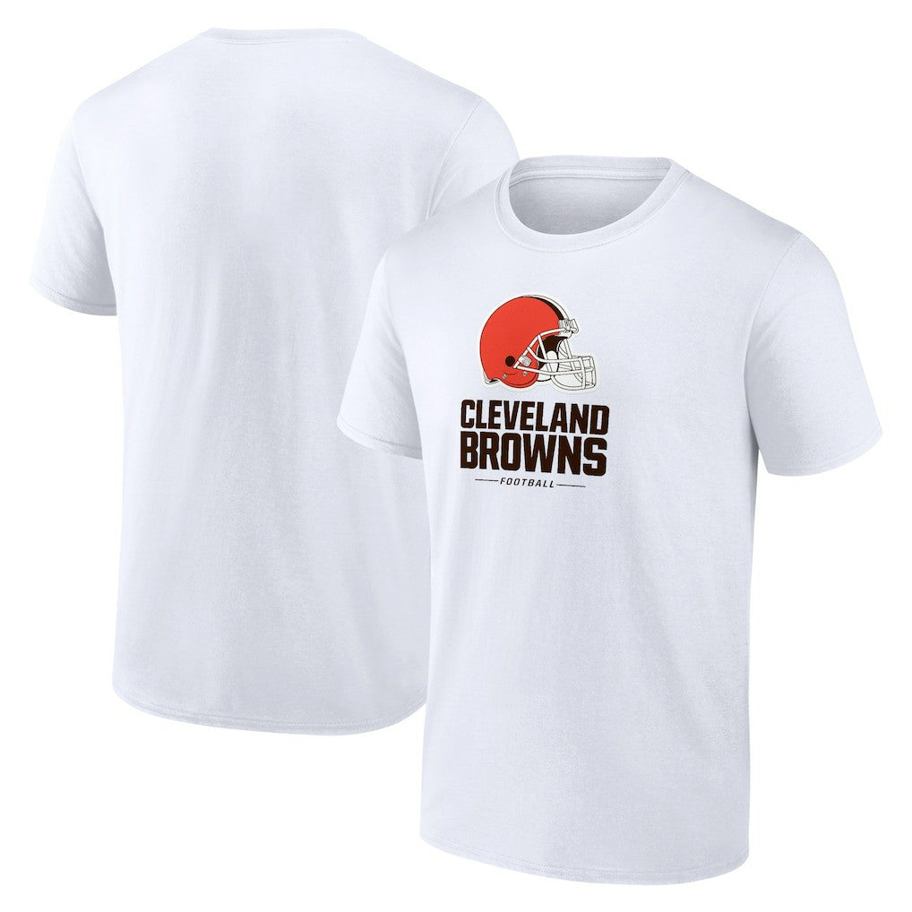Cleveland Browns Team Lockup T-Shirt White - NFL