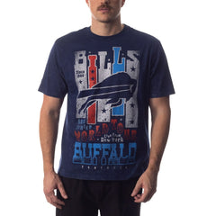 Buffalo Bills The Wild Collective Unisex Tour Band T-Shirt Navy - NFL