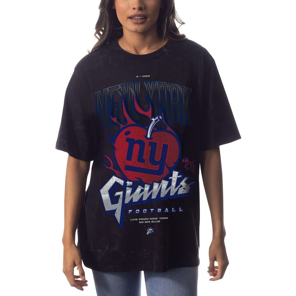 New York Giants The Wild Collective Unisex Tour Band T-Shirt Black - NFL