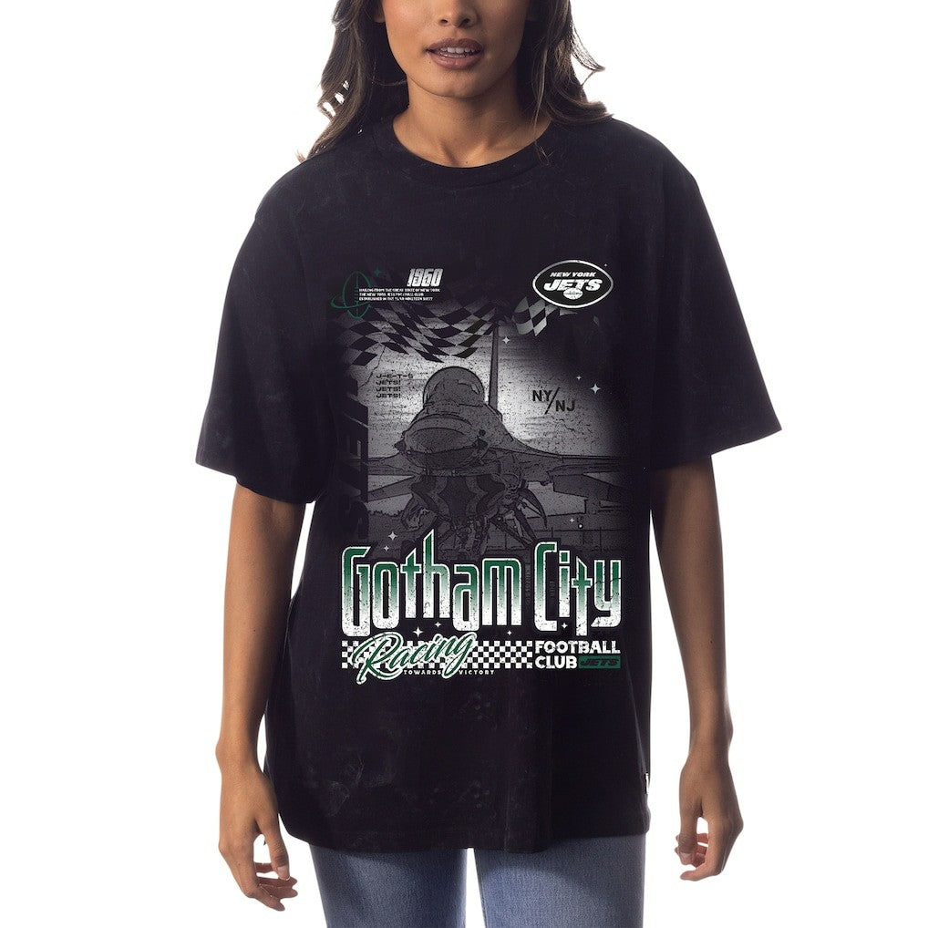 New York Jets The Wild Collective Unisex Tour Band T-Shirt Black - NFL