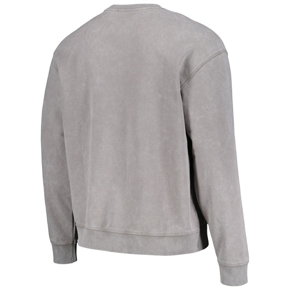 San Francisco 49ers The Wild Collective Unisex Distressed Pullover Sweatshirt Gray - NFL