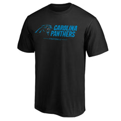 Carolina Panthers Team Lockup T-Shirt Black - NFL