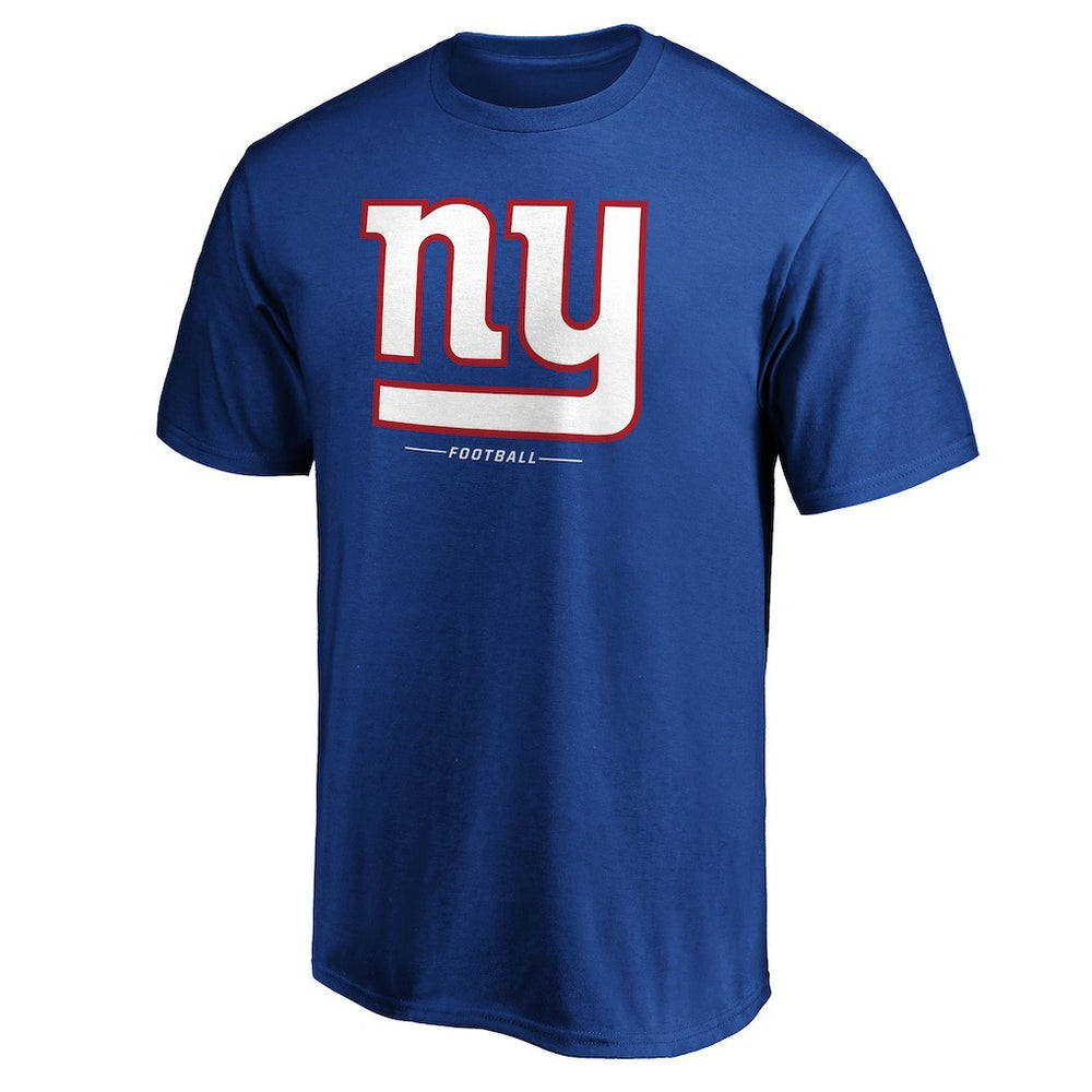 New York Giants Team Lockup T-Shirt Royal - NFL
