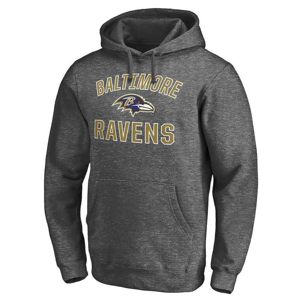Baltimore Ravens Victory Arch Pullover Hoodie Charcoal - NFL