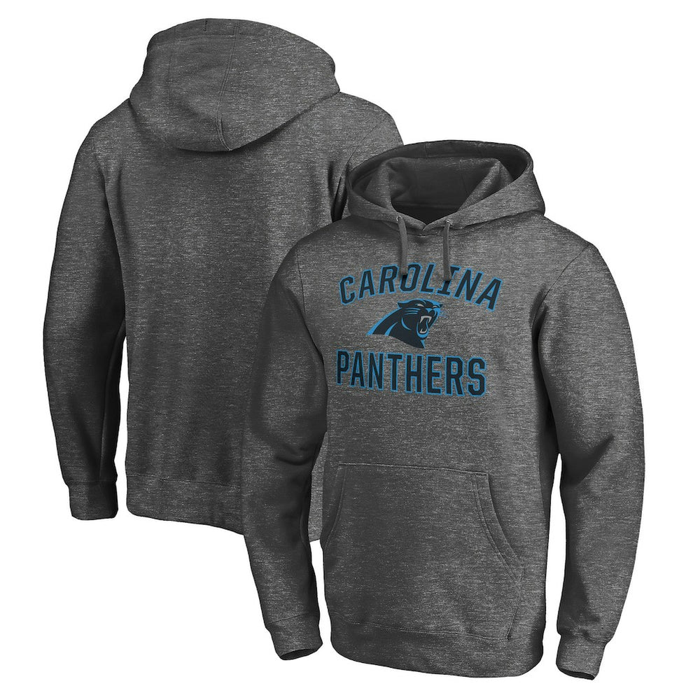 Carolina Panthers Victory Arch Pullover Hoodie Charcoal - NFL