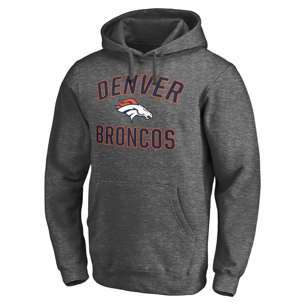 Denver Broncos Victory Arch Pullover Hoodie Charcoal - NFL