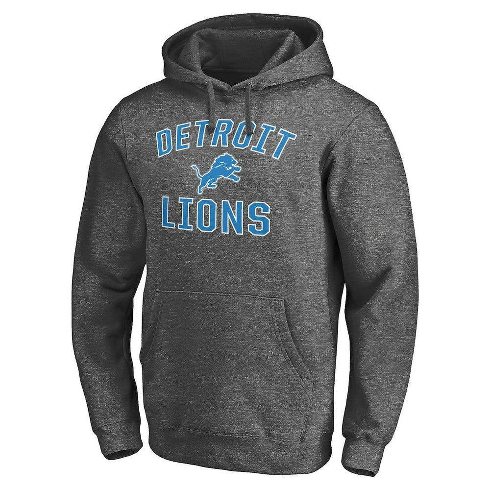 Detroit Lions Victory Arch Pullover Hoodie Charcoal - NFL