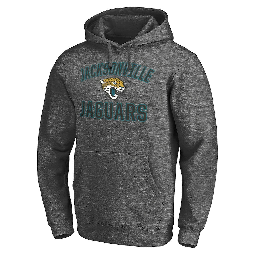 Jacksonville Jaguars Victory Arch Pullover Hoodie Charcoal - NFL