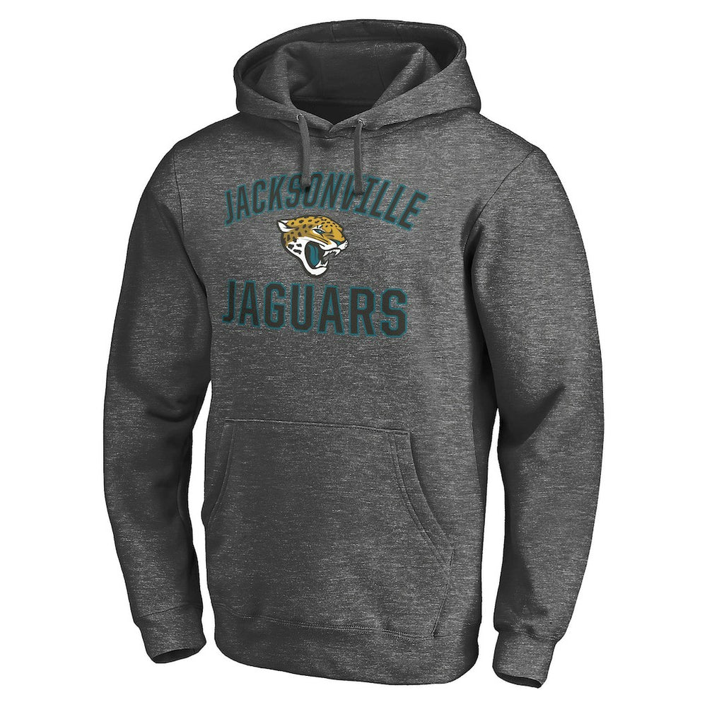 Jacksonville Jaguars Victory Arch Pullover Hoodie Charcoal - NFL