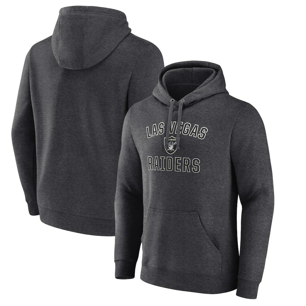 Las Vegas Raiders Victory Arch Pullover Hoodie Charcoal - NFL