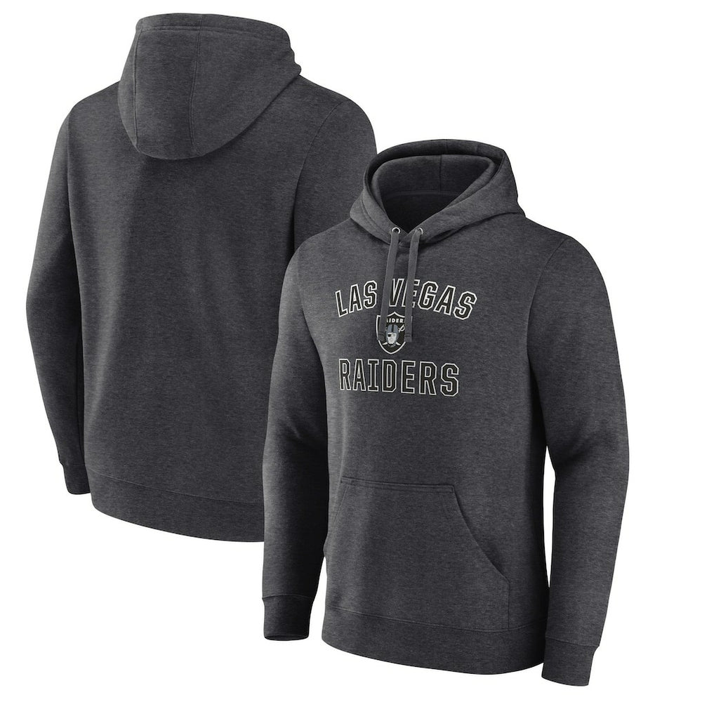 Las Vegas Raiders Victory Arch Pullover Hoodie Charcoal - NFL