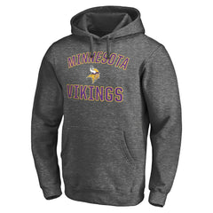 Minnesota Vikings Victory Arch Pullover Hoodie Charcoal - NFL