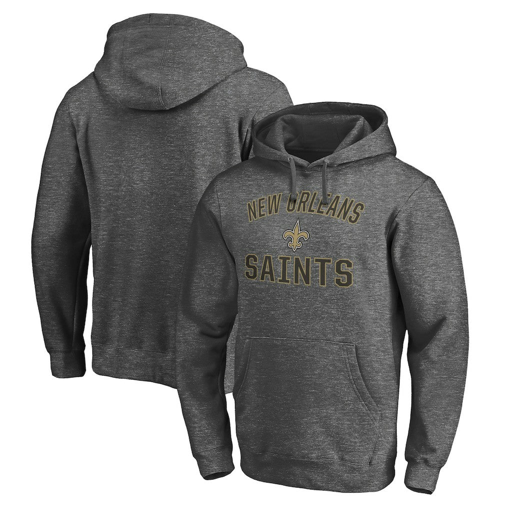 New Orleans Saints Victory Arch Pullover Hoodie Charcoal - NFL