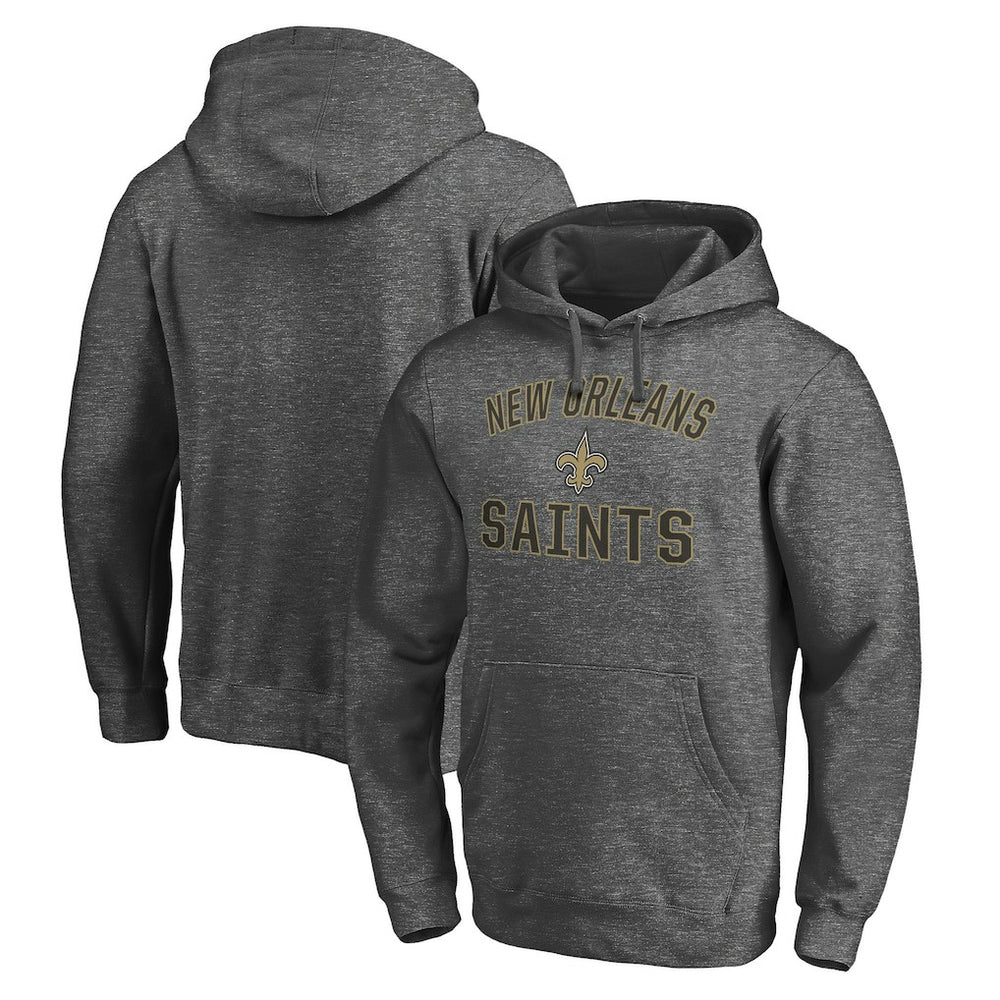 New Orleans Saints Victory Arch Pullover Hoodie Charcoal - NFL
