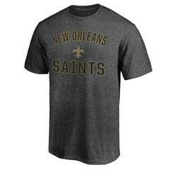 New Orleans Saints Victory Arch T-Shirt Heather Charcoal - Fanatics
