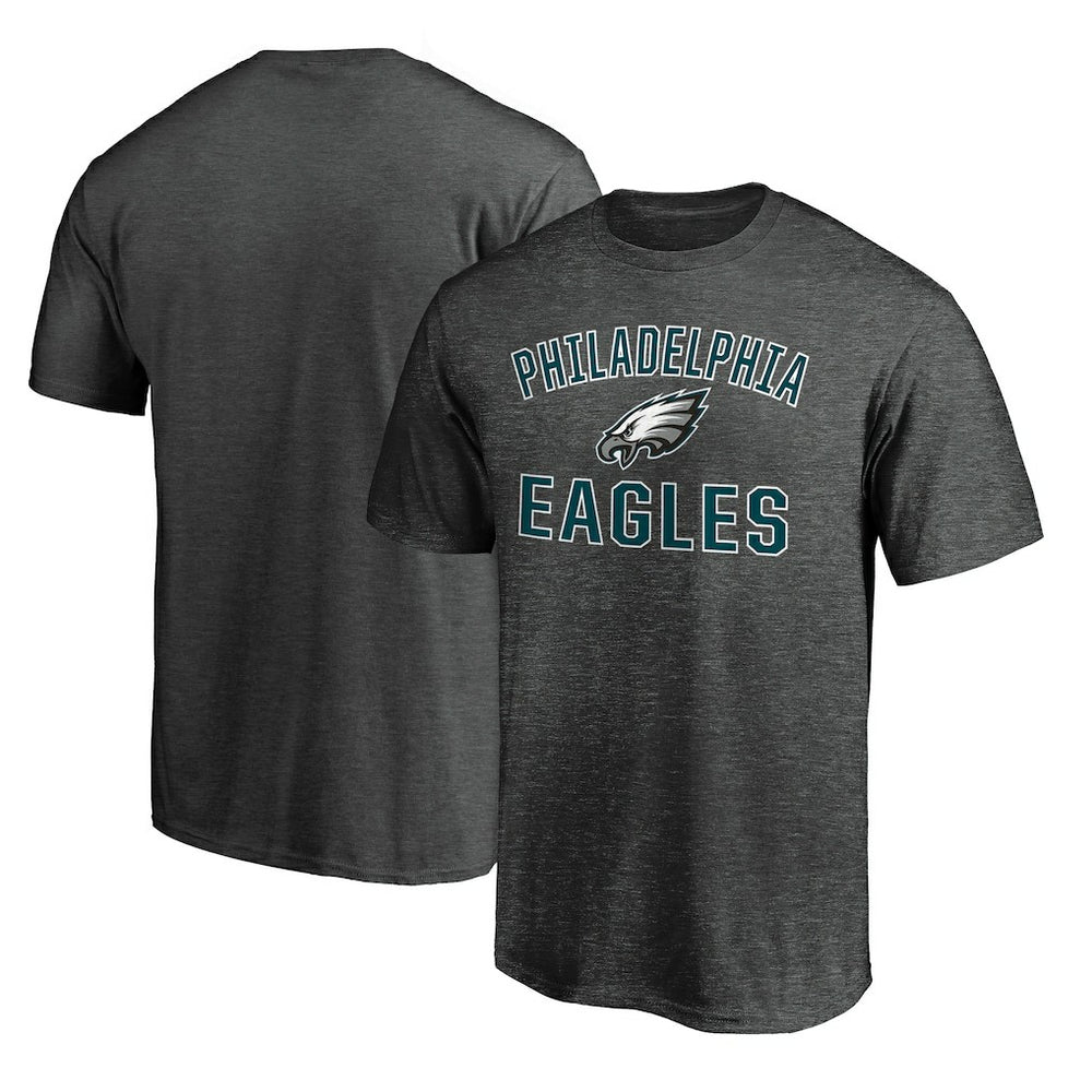 Philadelphia Eagles Victory Arch T-Shirt Heather Charcoal - Fanatics