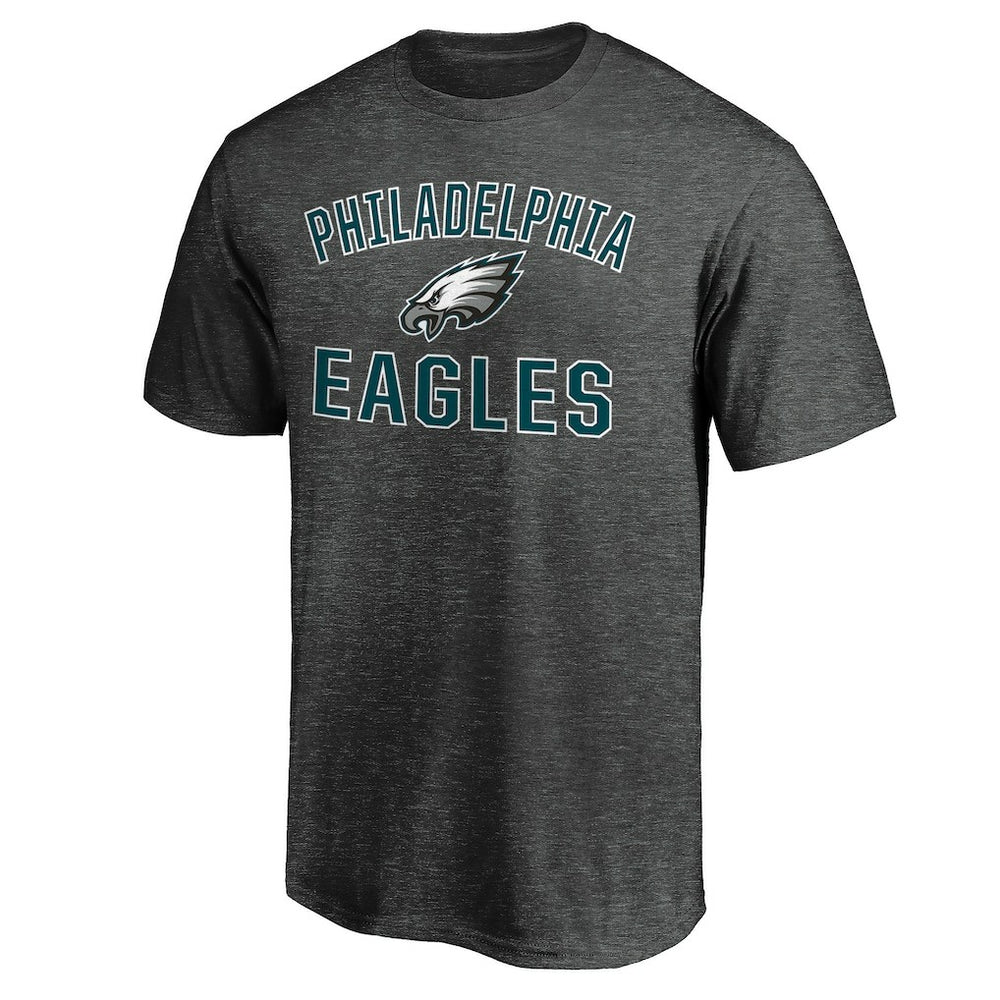 Philadelphia Eagles Victory Arch T-Shirt Heather Charcoal - Fanatics