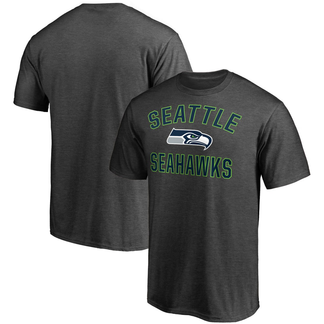 Seattle Seahawks Victory Arch T-Shirt Heather Charcoal - Fanatics