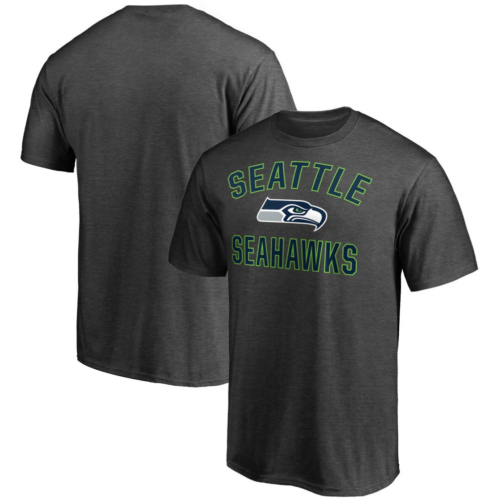 Seattle Seahawks Victory Arch T-Shirt Heather Charcoal - Fanatics