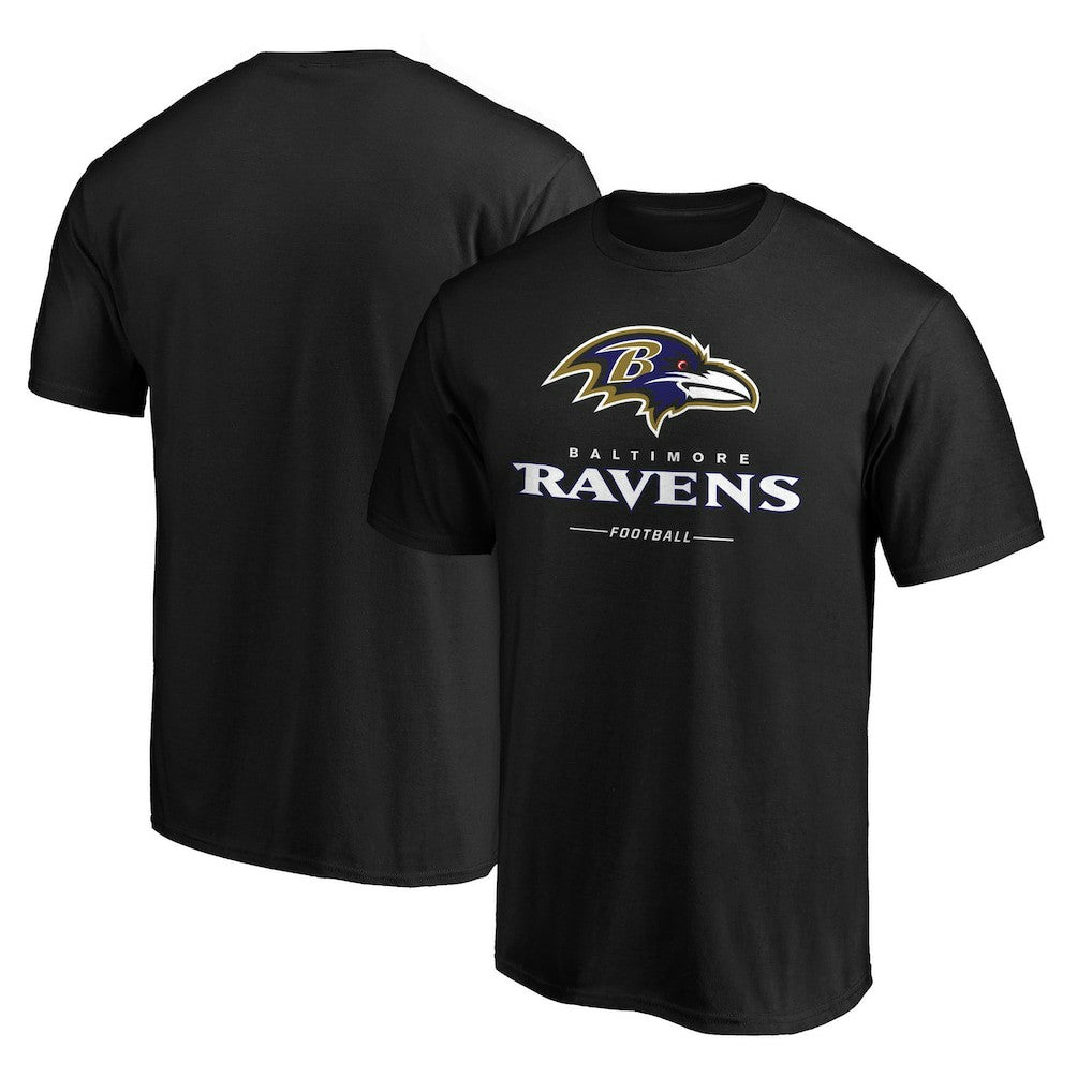 Baltimore Ravens Team Lockup T-Shirt Black - NFL