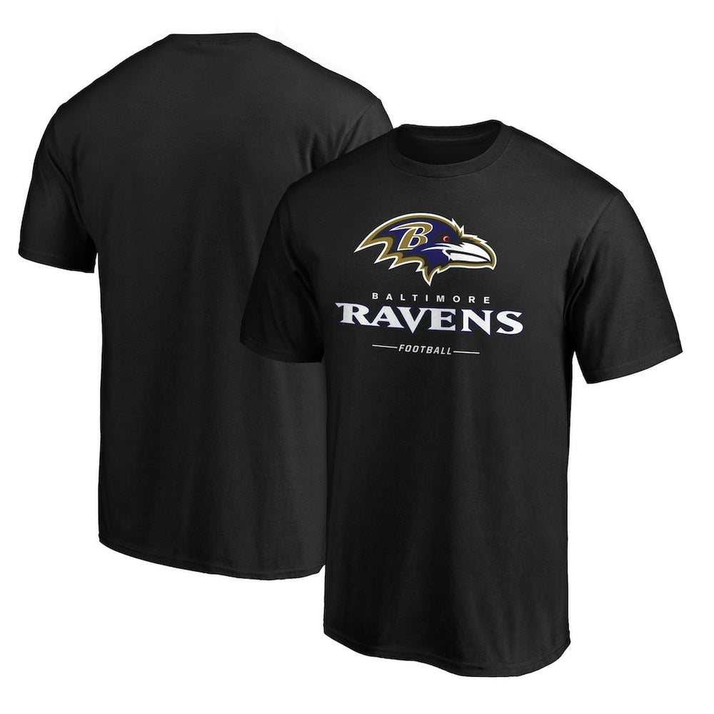 Baltimore Ravens Team Lockup T-Shirt Black - NFL