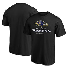 Baltimore Ravens Team Lockup T-Shirt Black - NFL