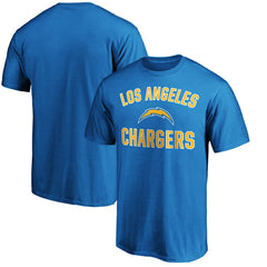 Los Angeles Chargers Victory Arch T-Shirt Powder Blue - Fanatics
