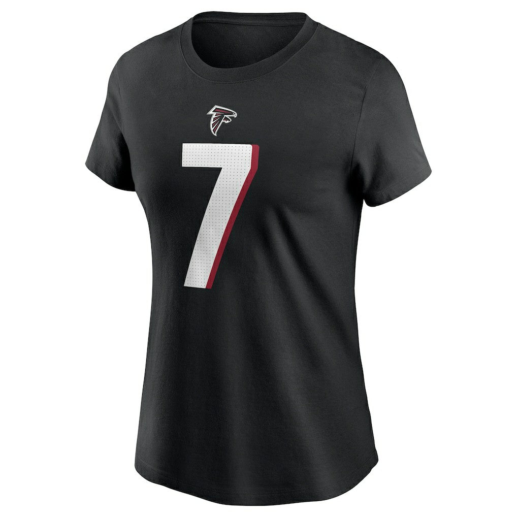 Bijan Robinson Atlanta Falcons Women's Player Name & Number T-Shirt Black - Nike