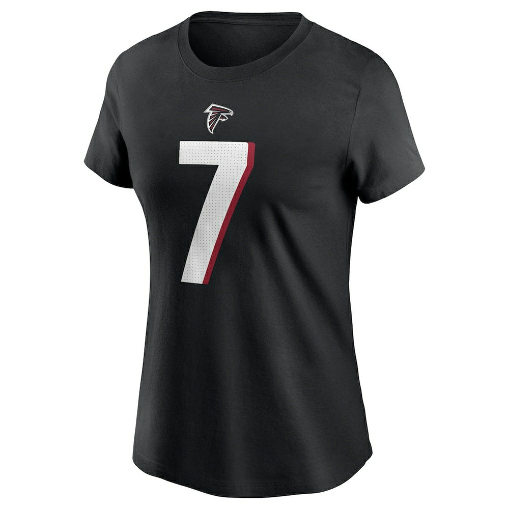 Bijan Robinson Atlanta Falcons Women's Player Name & Number T-Shirt Black - Nike