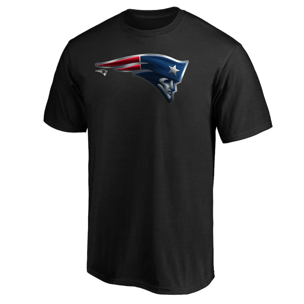 New England Patriots Midnight Mascot Team Logo T-Shirt Black - NFL