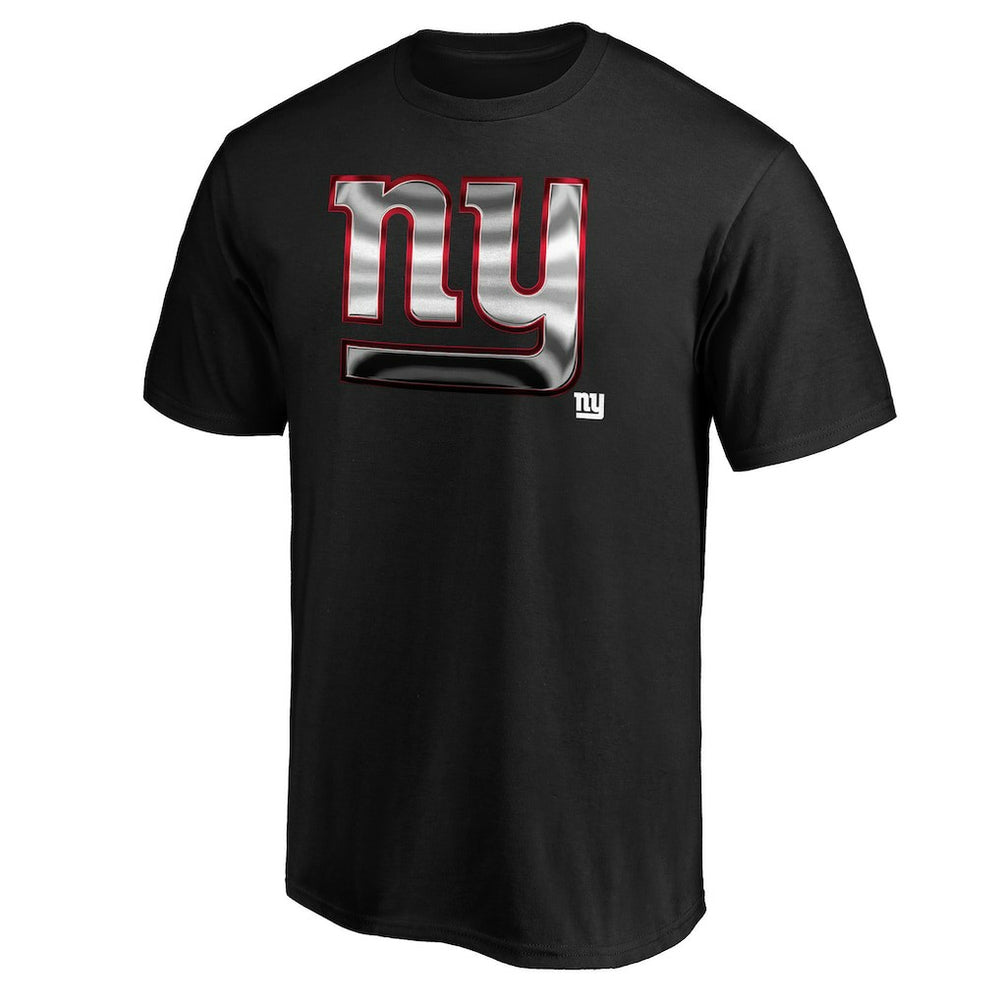 New York Giants Midnight Mascot Team Logo T-Shirt Black - NFL