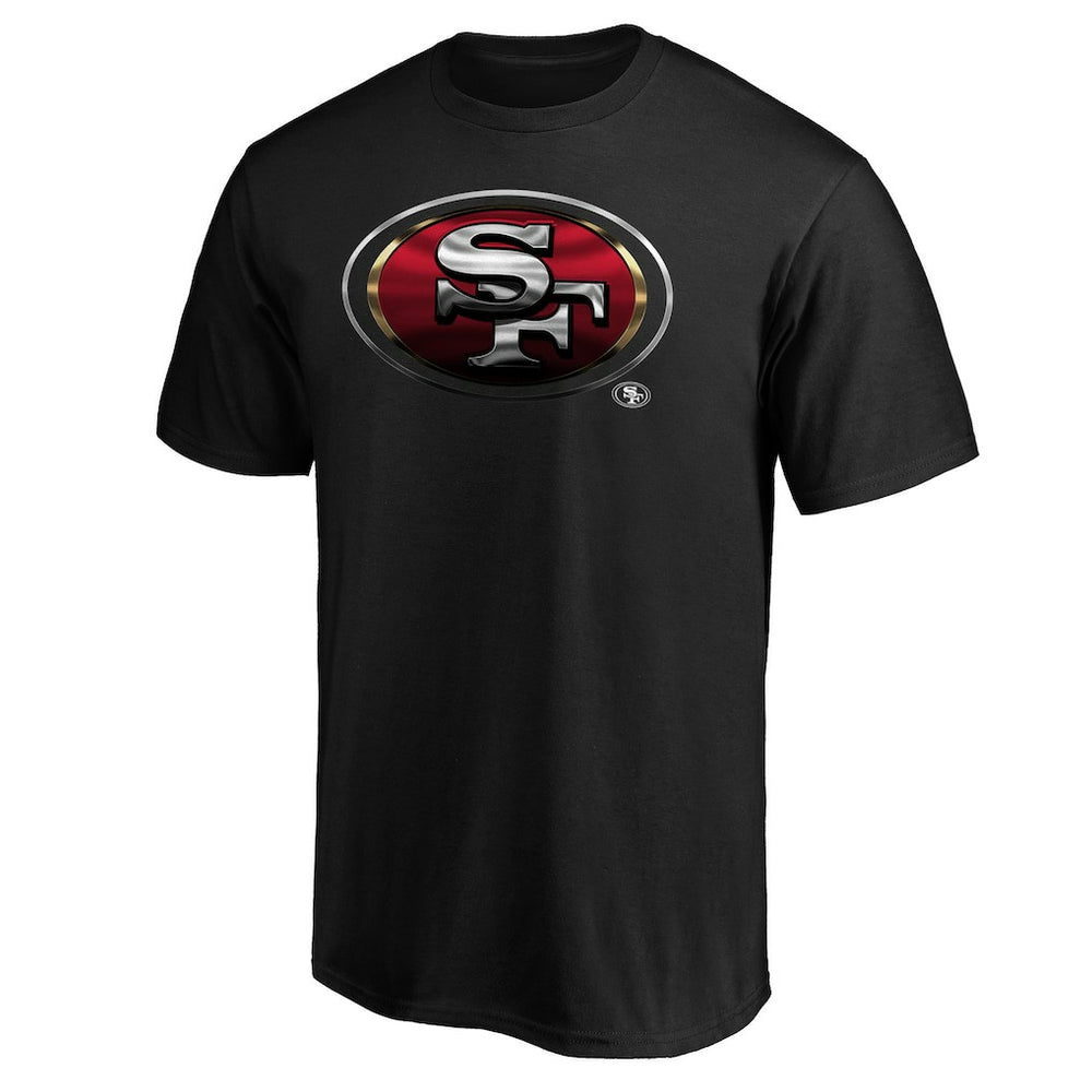 San Francisco 49ers Midnight Mascot Team Logo T-Shirt Black - NFL