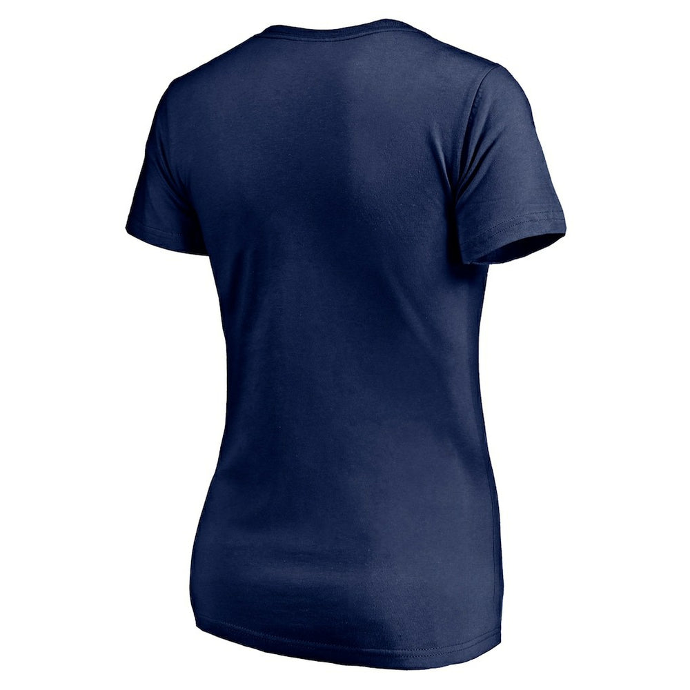 Chicago Bears Women's Live For It V-Neck T-Shirt Navy - NFL