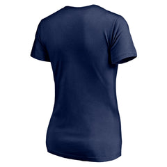 Seattle Seahawks Women's Live For It V-Neck T-Shirt College Navy - NFL