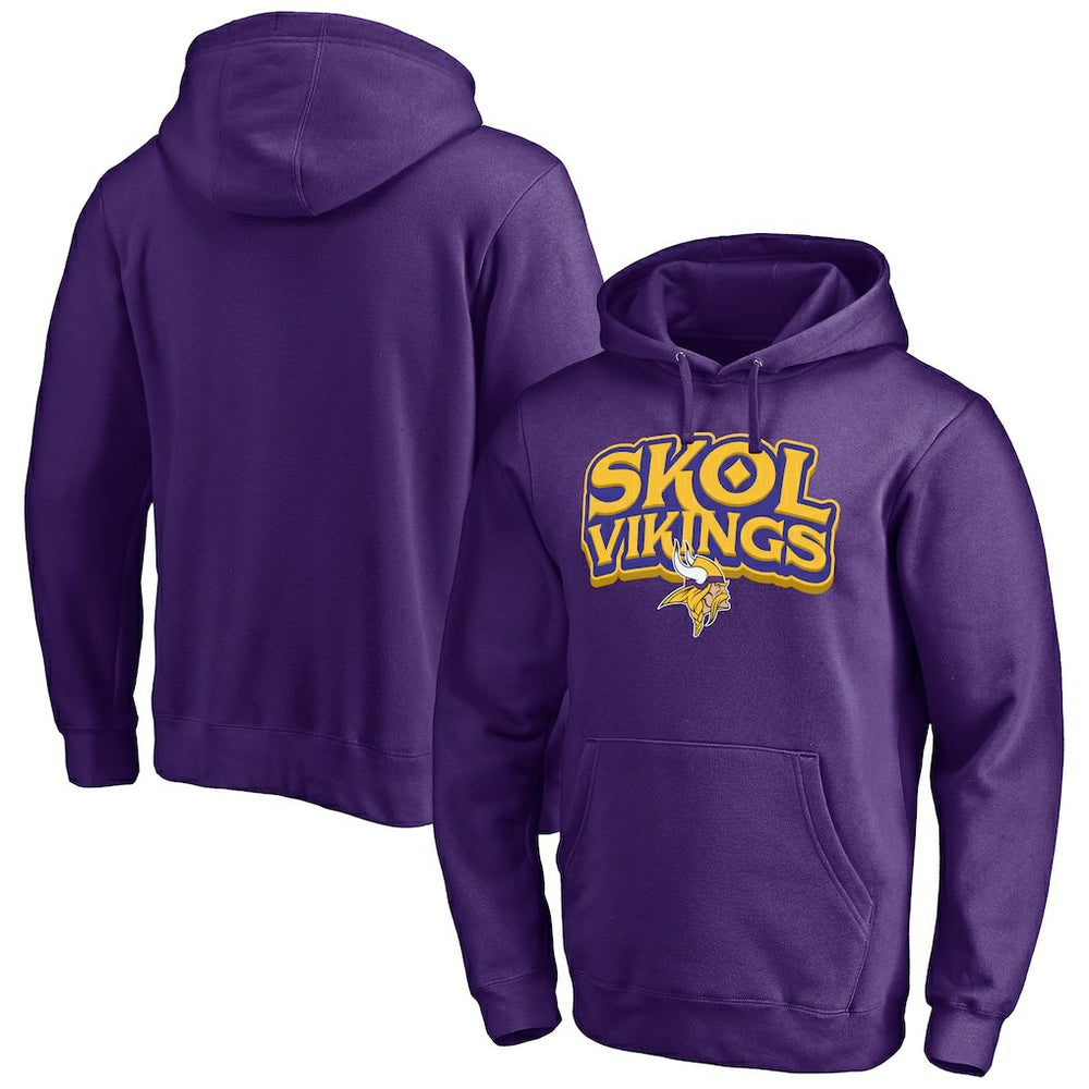 Minnesota Vikings Hometown Collection Sweep Pullover Hoodie Purple - NFL