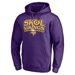 Minnesota Vikings Hometown Collection Sweep Pullover Hoodie Purple - NFL
