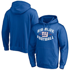 New York Giants Hometown Collection Sweep Pullover Hoodie Royal - NFL