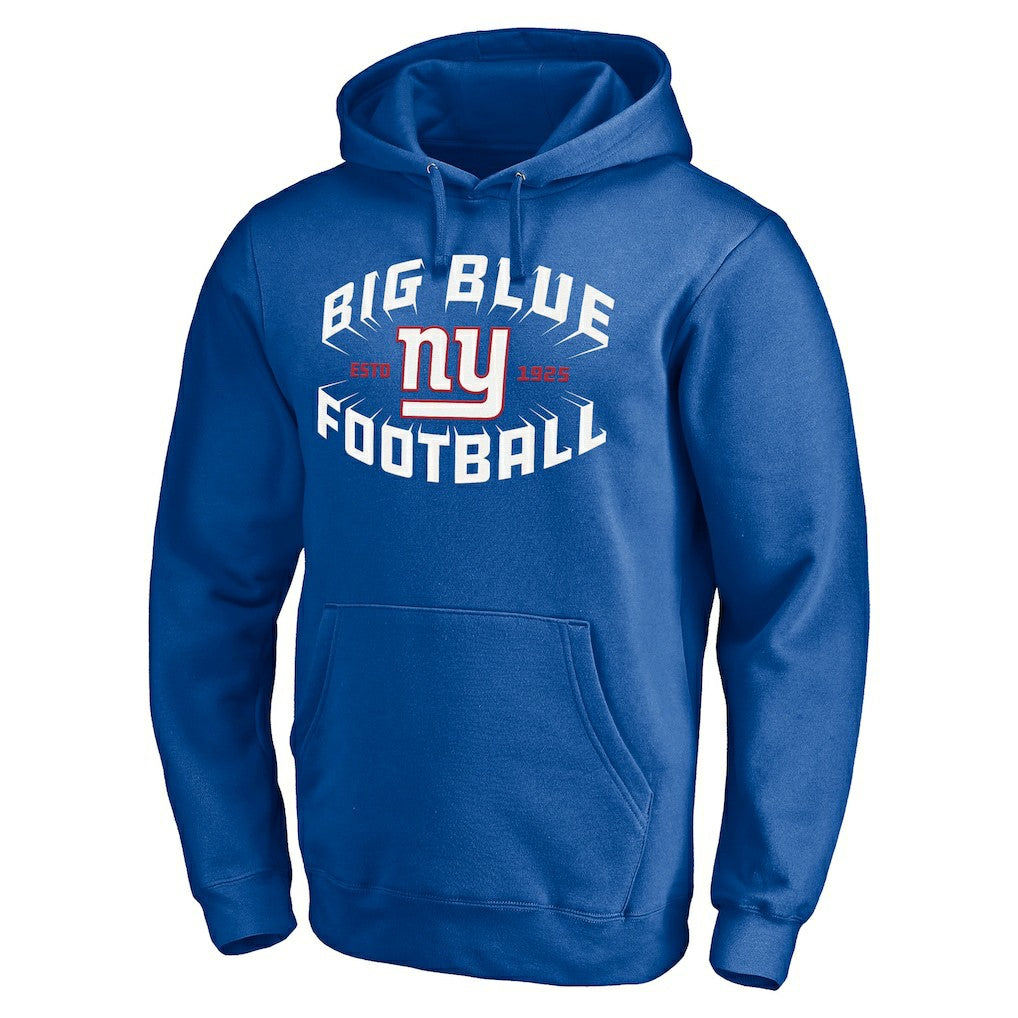 New York Giants Hometown Collection Sweep Pullover Hoodie Royal - NFL