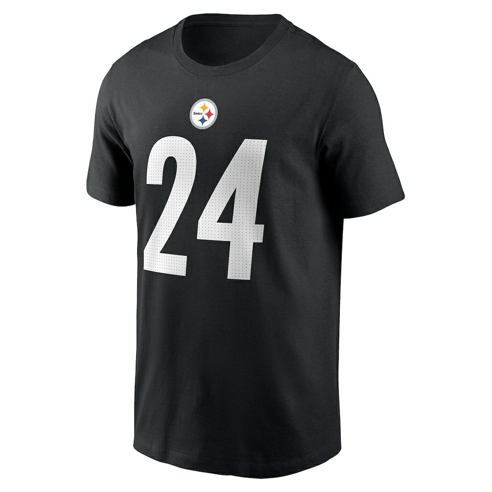 Joey Porter Jr. Pittsburgh Steelers Player Name & Number T-Shirt Black - Nike