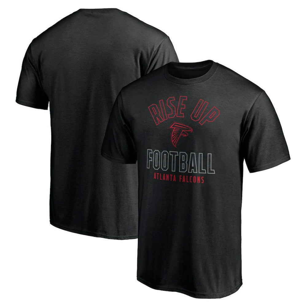 Atlanta Falcons Nickname Arc T-Shirt Black - NFL